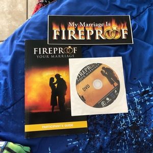 Fireproof Movie Participant Guide, DVD & Sticker